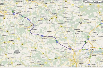 Thursday 15 July, 2010    Today, our last day with Claus, we decided to go to Holzmaden, a distance of 55kms kms from Claus' place  in Langenau-Albeck (north of Ulm). Ulm  is just over the Bavarian border in the state of Baden-Wurttemberg.